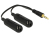 DeLOCK 0.19m, 3.5mm/2x3.5mm câble audio 0,19 m 3,5mm Noir