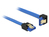 DeLOCK 85088 SATA kábel 0,1 M SATA 7-pin Fekete, Kék