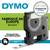 DYMO D1 - Standard Étiquettes - Noir sur rouge - 24mm x 7m