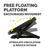 Fellowes Foot Rest Under Desk - Professional Series Ultimate Foot Support Ergonomic Foot Rest with 3 Height Adjustments & Massage Surface - Foot Rest Stool for Office & Home - B...