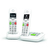 Gigaset E290A Duo Téléphone analog/dect Identification de l'appelant Blanc