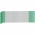 Brady SCNG-09-H Kabelmarkierer Schwarz, Weiß Nylon 10 Stück(e)
