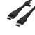 Belkin BOOST↑CHARGE Flex câble USB 3 m USB 2.0 USB C Noir