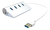 ProXtend USB3-HUB4S notebook dock & poortreplicator Bedraad USB 3.2 Gen 1 (3.1 Gen 1) Type-A Wit