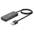 Lindy 42986 hub & concentrateur USB 2.0 480 Mbit/s Noir