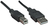 Manhattan Hi-Speed USB B Anschlusskabel, USB 2.0, Typ A Stecker - Typ B Stecker, 480 Mbps, 0,5 m, Schwarz