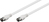 Goobay 50747 kabel koncentryczny 1,5 m F-Typu Biały