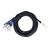 BlueOptics BL290601X2M26-BL InfiniBand/fibre optic cable 2 m QSFP-DD 8xSFP56 Zwart