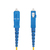 StarTech.com Cable de Fibra Óptica Simplex LC a SC (UPC) OS2 Monomodo de 2m - 9/125µm - 40G/100G - Resistente a Dobleces - Low Insertion Loss - Cable LSZH - Cable de Parcheo de ...