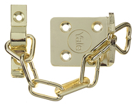 WS6 Security Door Chain - Electro Brass Finish