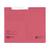 ELBA Pendelhefter Zweifalz A4, aus 320 g/m² Manilakarton (RC), für ca. 200 DIN A4-Blätter, für kaufmännische und Amtsheftung, Schlitzstanzung im Rückendeckel, rot