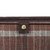 Relaxdays Wäschekorb Bambus, rechteckiger Wäschesortierer, 2 Fächer, mit Klappdeckel, platzsparend faltbar, 95 l, braun