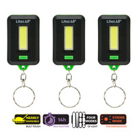 LitezAll 24389 CobFob Tactical Keychain 120 Lumens (3 Pack) SKU: LIT-24389