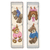 Counted Cross Stitch Kit: Bookmark: Birth Bears: Set of 2
