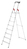 Hailo L60 StandardLine, Alu-Sicherheits-Stehleiter, 8 Stufen. Bild 1