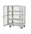 Boxwell Mobile Shelving - H1355 x W900 x D600mm - Plywood Shelves - Light Grey