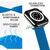 NALIA Tessuto Intrecciato Cinturino Smart Watch compatible con Apple Watch Bracciale Ultra/SE Series 8/7/6/5/4/3/2/1, 42mm 44mm 45mm 49mm, per iWatch Orologio Donna Uomo Blu Chiaro