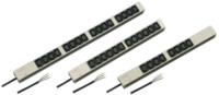 Socket Strip, IEC C13 With Open End ConnectionCable, 8x IEC C13, 19"