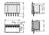 WAGO Stift ház panel 2091 Pólusok száma 4 Raszterméret: 3.50 mm 2091-1404/200-000 200 db