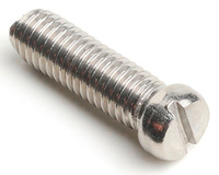 M4 X 6 REDUCED HEAD SLOT PAN MACHINE SCREW DIN 920 A2 STAINLESS STEEL