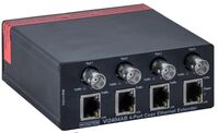 COAX Extender for data and PoE für IP und PoE/PoE+ Tischgehäuse, speisbar über 12VDC/30W Netzteil, z.B. VI-0014AB Wireless Access Points