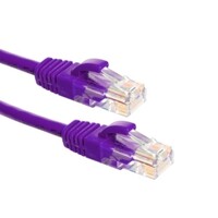 UTP CAT6a patchkabel 15m paars - 100% koper