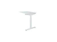 Linesto Plus Verstelbare Aanbouwtafel, 80 x 60 cm, Wit, Wit