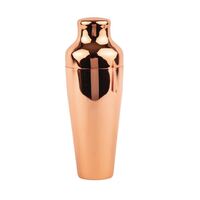 Olympia French Cocktail Shaker in Copper Made of Stainless Steel 550ml/ 19.5oz