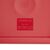 Vogue Square Food Storage Container Lid in Red Polycarbonate Small