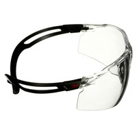 3M™ SecureFit™ 500 Schutzbrille, schwarze Bügel, Antikratz-/Anti-Fog-Beschichtung, transparente Scheibe, SF501AF-BLK-EU