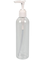 250ml Pump bottles PET with dosing dispenser