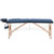 Stół łóżko do masażu drewniane przenośne składane Toulouse Blue do 227 kg niebieskie
