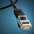 Kabel sieciowy patchcord internetowy LAN U/UTP Cat. 6 1000Mb/s 15m czarny