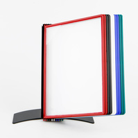 Table Price Holder Frame / Flip Display System / Tabletop Flip Display "EasyMount QuickLoad" | assorted colours
