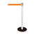 Barrier Post / Barrier Stand "Guide 28" | white orange similar to Pantone 021 2300 mm