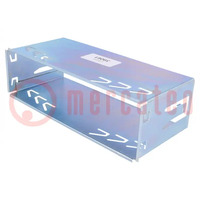 Car radio mounting half frame; 1 DIN; zinc; Clarion