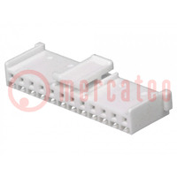 Plug; wire-wire/PCB; female; 2.5mm; PIN: 12; w/o contacts; straight