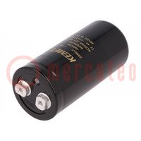 Capacitor: electrolytic; 2.2mF; 400VDC; Ø51x105mm; Pitch: 22.2mm