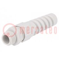 Cable gland; with strain relief; M12; 1.5; IP68; polyamide