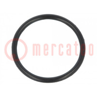 Guarnizione O-ring; caucciù NBR; Thk: 1,5mm; Øint: 17mm; nero
