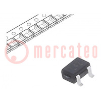 Diode: Schottky rectifying; SMD; 30V; 0.2A; SOT323