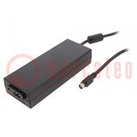 Power supply: switched-mode; 12VDC; 12.5A; Out: KYCON KPPX-4P
