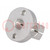 Mounting coupler; D: 12mm; S: 10mm; Base dia: 38mm; H: 25mm