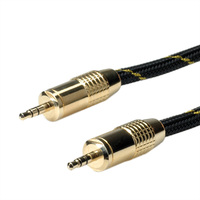 ROLINE GOLD 3,5 mm audio kabel M/M, Retail Blister, 10 m
