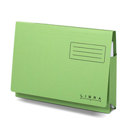 Libra Ultra Pocket Folder Green Pack of 25