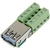 TRU COMPONENTS HEMBRA EMPOTRABLE HORIZONTAL AFT-2 USB 3.0 1229324