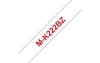 M-Schriftbandkassetten M-K222, rot auf weiß