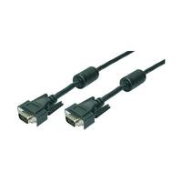 LogiLink VGA Cable 2xST black 2x Ferrit Core 20M