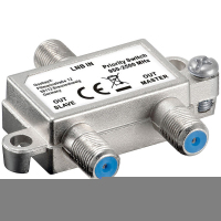 Goobay 63451 cable divisor y combinador Divisor de señal para cable coaxial Metálico