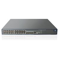 HPE A 5120-24G-PoE+ EI Managed L3 Gigabit Ethernet (10/100/1000) Power over Ethernet (PoE) 1U Zwart